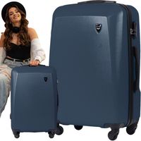 Walizka podróżna XL WINGS na Kółkach Średnia Mocna twarda Bagaż z ABS +