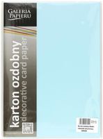 karton ozdobny gładki niebieski satyn 210g/m2 (20)