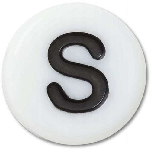 Przypinka Ozdoba Crocs Charms Jibbitz Pin Do Butów Litera S na Arena.pl