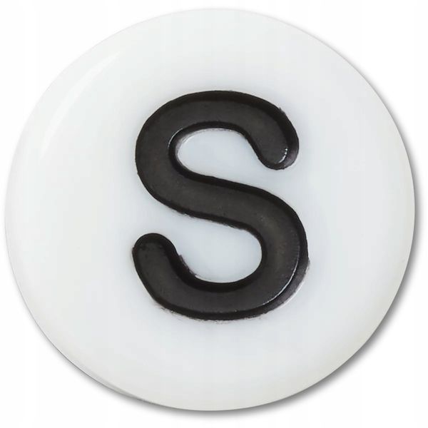 Przypinka Ozdoba Crocs Charms Jibbitz Pin Do Butów Litera S zdjęcie 1