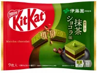 KitKat Mini Ito-en Matcha Chocolat podwójnie czekoladowe z herbatą matcha, torebka 9 sztuk (104,4g) - Nestlé
