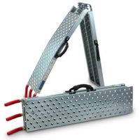 19296Zestaw Ramp podjazdów 2 sztuki 800kg 176cm wytrzymałe składane