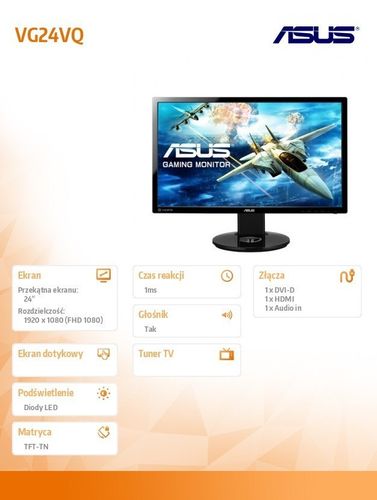 Monitor VG24VQ 24cale na Arena.pl