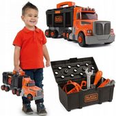 DUŻA CIĘŻARÓWKA WALIZKA WARSZTAT NARZĘDZIA BLACK AND DECKER MAJSTERKOWICZ