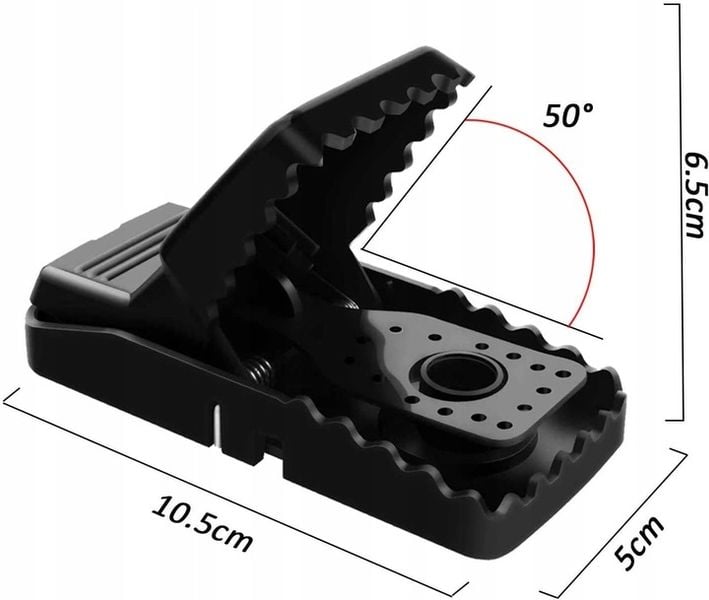 PUŁAPKA NA MYSZY MOCNY ZATRZASK GILOTYNA ZESTAW 6 SZTUK !!!! ŁAPKA NA MYSZY zdjęcie 9