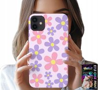 ETUI DO IPHONE 12 MINI - KOLOROWE STOKROTKI, STOKROTKA, KWIATKI