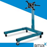 19542Solidny stojak żuraw warsztatowy mobilny na kołach obrotowy do 900kg