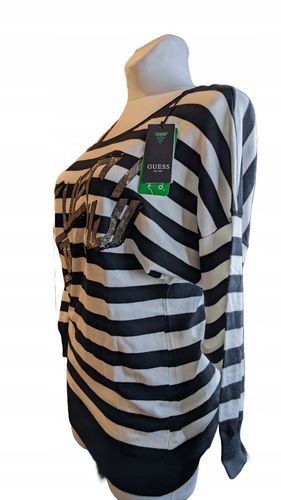 Guess Jeans Bluza Damska Bez Kaptura, Rozmiar L Oryginał na Arena.pl