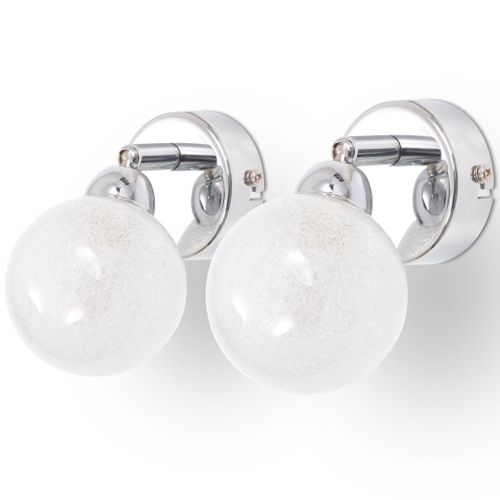 Lampy ścienne, 2 szt, G9, chromowane na Arena.pl