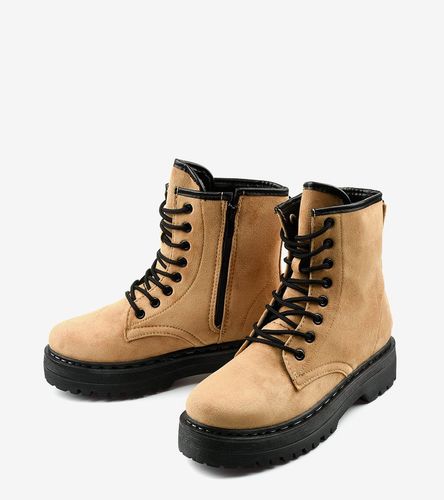 Beżowe botki LKS3 37 na Arena.pl