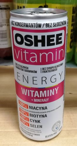 Oshee 250ml Energy Formuła Witamina + Minerały na Arena.pl