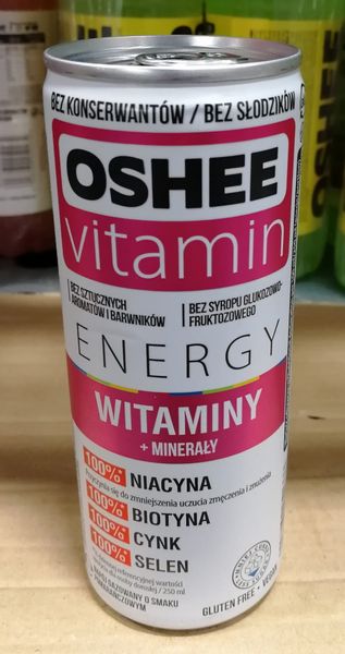 Oshee 250ml Energy Formuła Witamina + Minerały zdjęcie 1