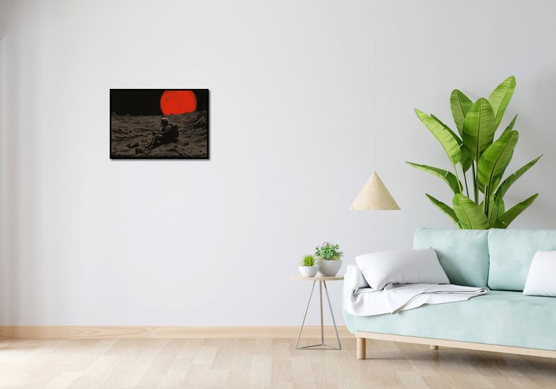 Plakat 59,4x42cm Samotność w Kosmosie zdjęcie 4