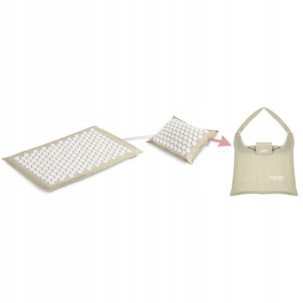 MATA DO AKUPRESURY Z KOLCAMI + PODUSZKA + TORBA zdjęcie 7