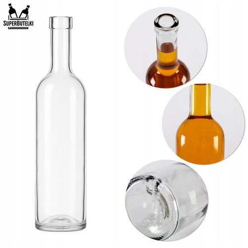 50x BUTELKI FUTURA 500ml 0,5L NA NALEWKI BIMBER WHISKY LIKIERY WINO SOKI na Arena.pl