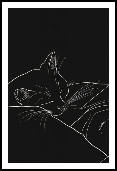 Plakat 53x81cm Nocny Spokój zdjęcie 3