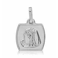 SREBRNY MEDALIK Z MATKĄ BOSKĄ PRÓBA SREBRA 925