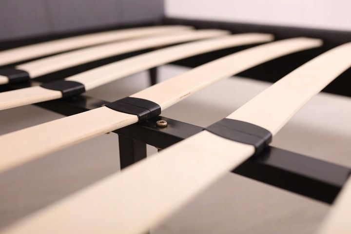 NERI  160X200 ŁÓŻKO TAPICEROWANE SZARE zdjęcie 13