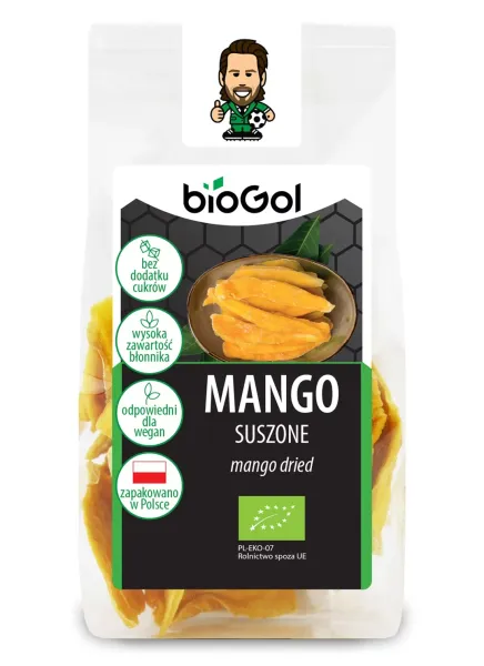 Mango Suszone BIO 100 g - Biogol zdjęcie 1