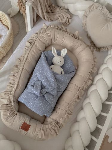 KOKON NIEMOWLĘCY BAWEŁNIANY Z FALBANKĄ INFANTILO na Arena.pl