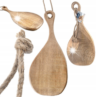 DESKA DO KROJENIA I SERWOWANIA DREWNIANA MANGO 50X23 CM UCHWYT
