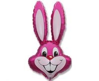 balon 3szt  foliowy 24" fx - "rabbit" różowy 901589f