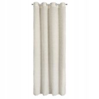 Elegancka zasłona gotowa TIFFANY Eva Minge 135x250 kremowa glamour falbanki