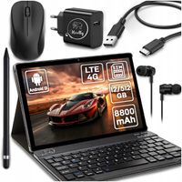 2 x TABLET 10,1" 4G SIM LTE NAWIGACJA WIFI GPS ZESTAW ETUI MYSZKA RYSIK HEE