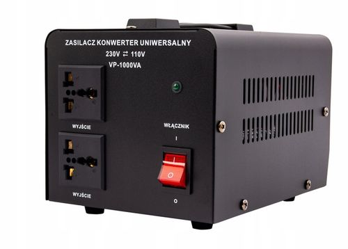 ZASILACZ KONWERTER TRANSFORMATOR 230V 110V 1000W na Arena.pl