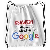 Plecak Dla Ksawerego Sportowy Szkolny Worek Torba Z Nadrukiem Ze Zdjęciem