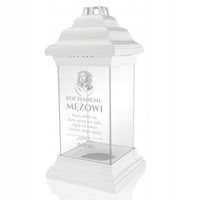 Znicz lampion dla MĘŻA kapliczka z GRAWEREM
