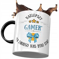 Kubek Czarny Dla Gamera Najlepszy Gamer Prezent Z Nadrukiem Ze Zdjęciem