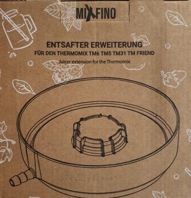 MixFino SOKOWIRÓWKA PAROWA Thermomix TM6 TM5 TM31 MixFino Made in Germany zdjęcie 2