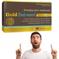 Gold Żeń szeń complex suplement diety 30 tabletek Olimp laboratories