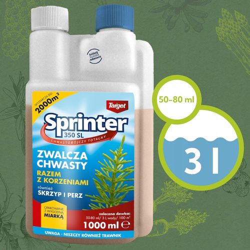 SPRINTER 350SL NA CHWASTY RAZEM Z KORZENIAMI SKRZYP PERZ 1L TARGET na Arena.pl