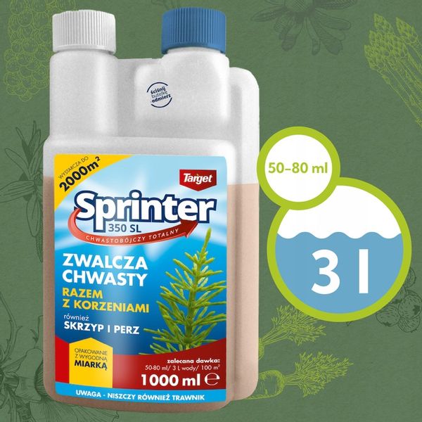 SPRINTER 350SL NA CHWASTY RAZEM Z KORZENIAMI SKRZYP PERZ 1L TARGET zdjęcie 7