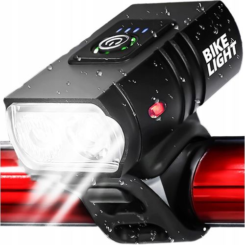 Mocna Lampka ROWEROWA Światło LED przód 800lm latarka 1200mAh na ROWER na Arena.pl