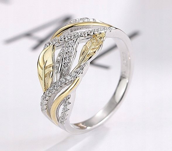 Srebrny Pierścionek RODOWANY SREBRO 925 PREZENT zdjęcie 5