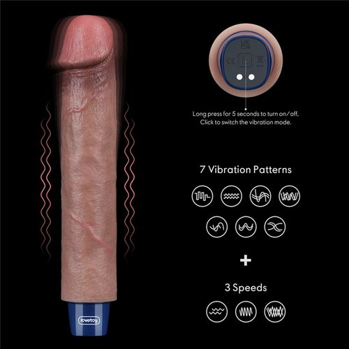 9 real softee rechargeable silicone vibrating dildo na Arena.pl