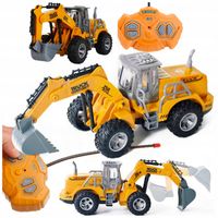 KOPARKA ZABAWKA DLA DZIECI NA PILOT MASZYNA BUDOWLANA SAMOCHODZIK AUTKO