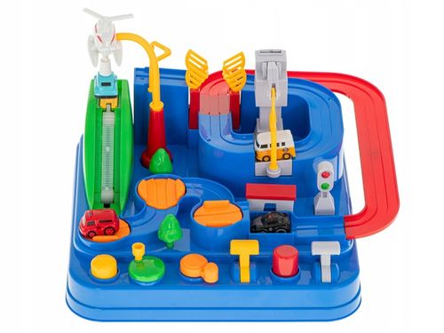 Tor przeszkód interaktywny samochodowy wyścigi parking 4 pojazdy auto autob na Arena.pl