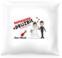 Poduszka personalizowana-  Podziękowania dla drużby #01