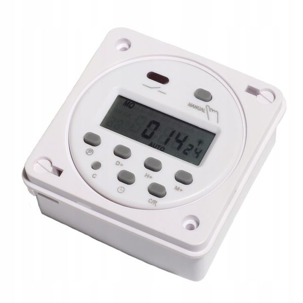 PROGRAMATOR WŁĄCZNIK CZASOWY TIMER Tygodniowy programowalny 12V wodoodporną zdjęcie 5