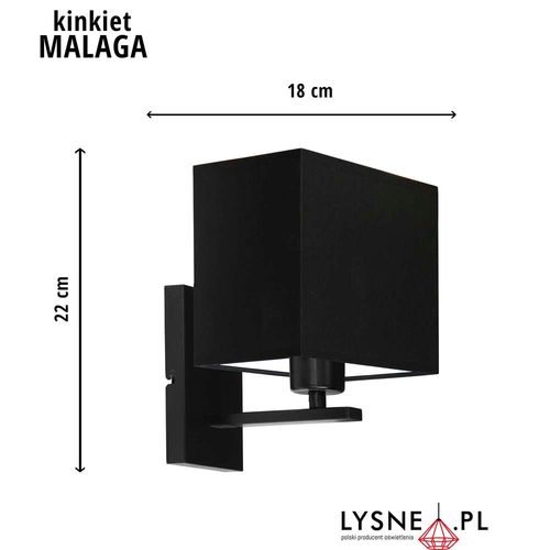 Nocna lampka ścienna MALAGA na Arena.pl