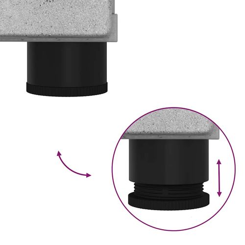 Szafka Łazienkowa z szufladą Betonowy szary 76,5 x 35 x 64 cm na Arena.pl