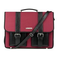 BELTIMORE torba męska teczka aktówka neseser z paskiem V459 bordowa