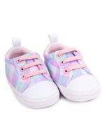 Buciki niemowlęce niechodki gumki w kratkę 0-6 miesięcy YOCLUB