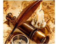 60X50CM STARA MAPA OBRAZ ŚCIAN DREWNIANE