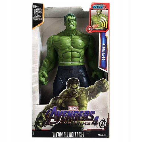 AVENGERS Figurka Interaktywna HULK 30cm na Arena.pl