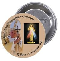Przypinki buttony PIELGRZYMKA NA JASNĄ GÓRĘ TANIO